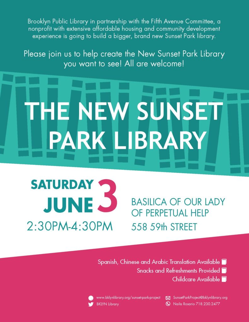 Sunset Park Library Visioning Workshop #2 - Hester Street