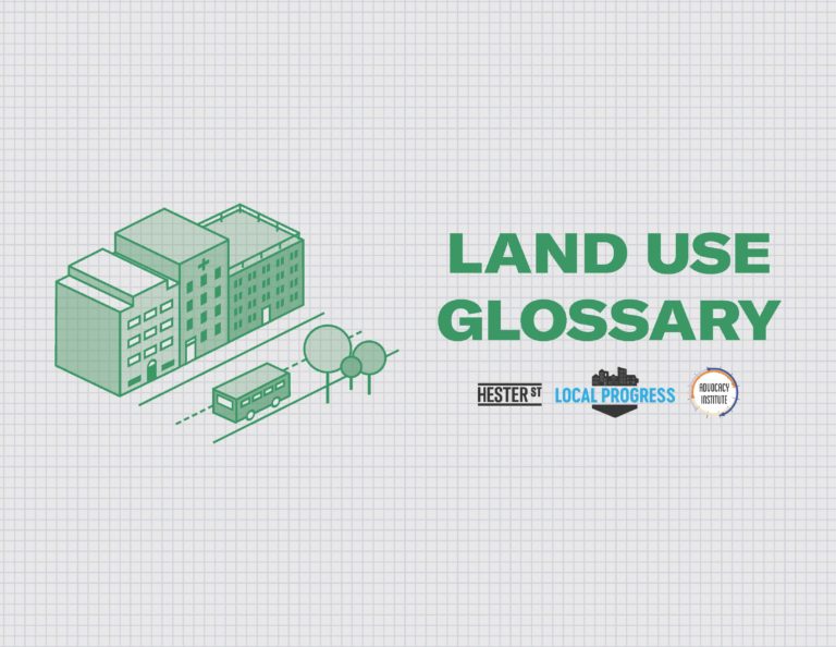 LandUse Glossary of Terms and Applications Hester Street